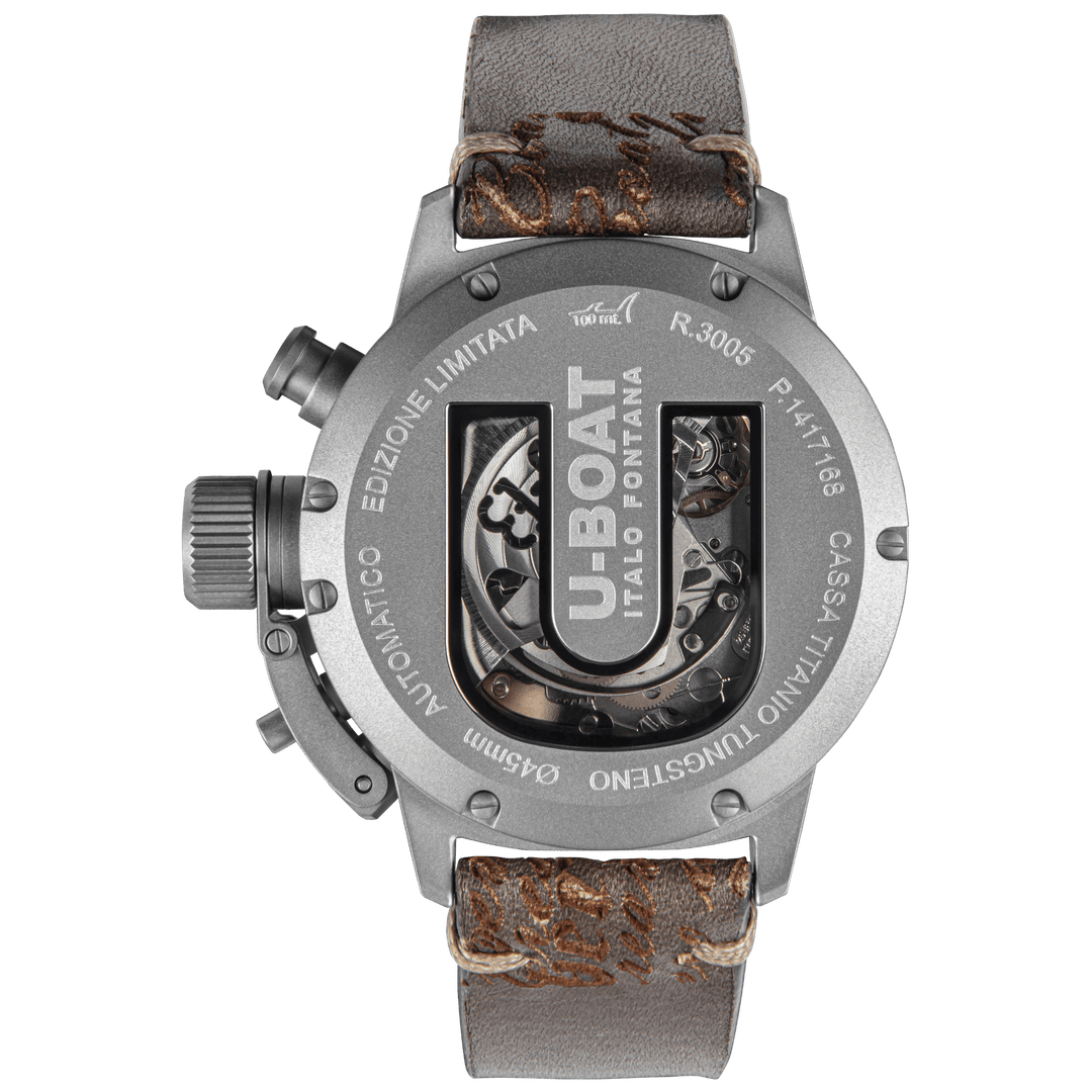 U-BOAT watch Classic 45 Titanium Tungsten Black Right 45mm automatic black titanium 3005