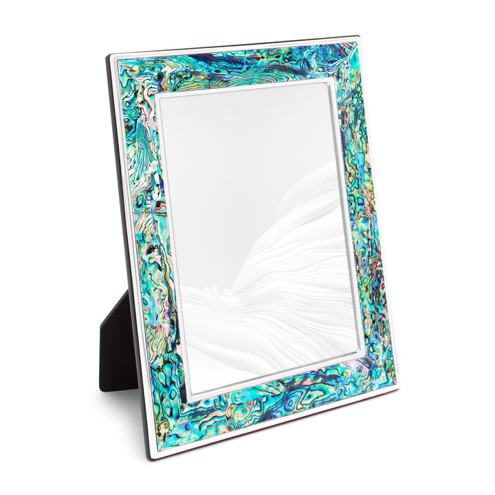 Giovanni Raspini Mittlerer Abalone-Rahmen – Rahmen aus Silber und Abalone – 02402