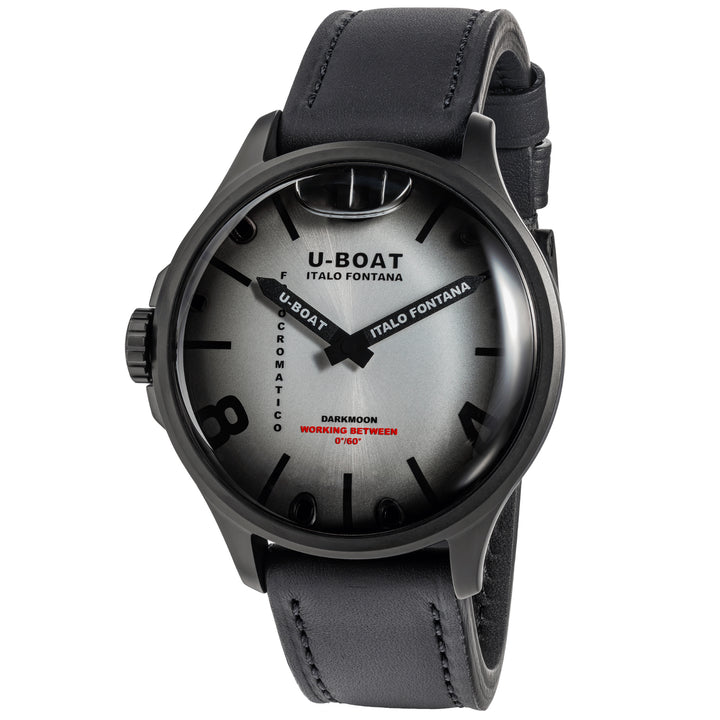 U-BOAT klocka Darkmoon Kama PVD Grå 46,50mm grå kvartsstål PVD grå 3339