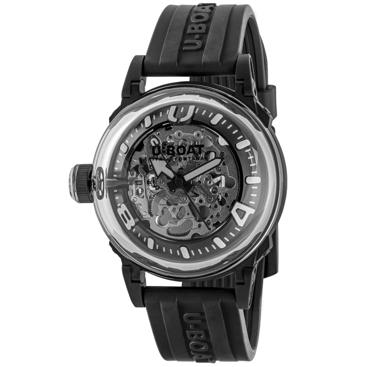 U-BOAT watch U-65 44mm white automatic steel black PVD finish 3349