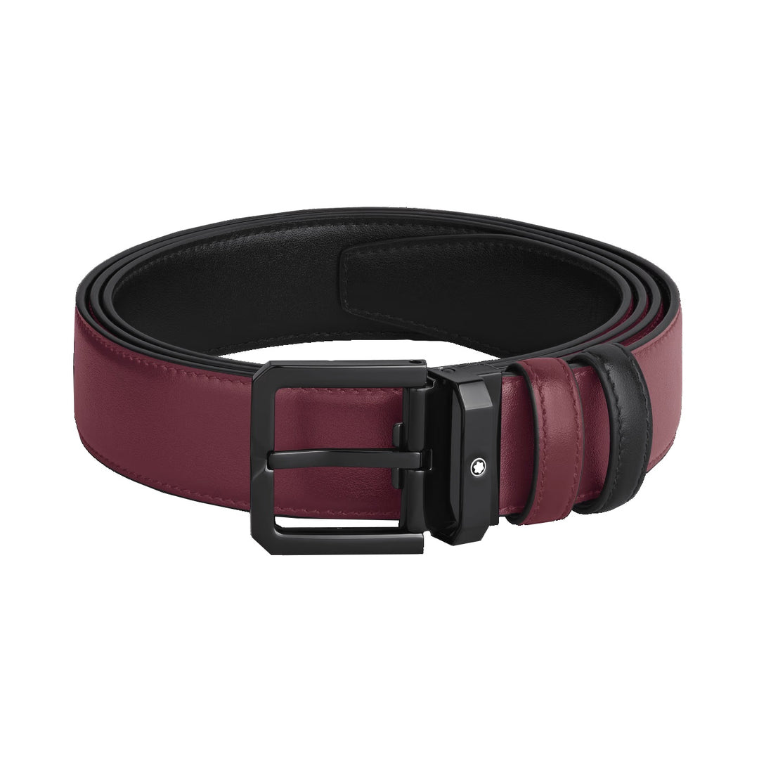 Montblanc Reversible Belt 35 mm sort læder/Cassis 199651