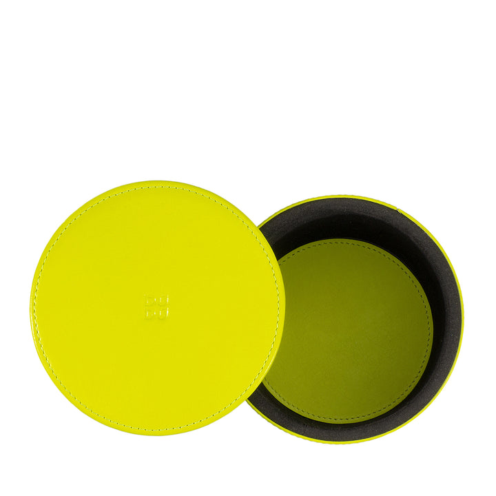 DUDU jar with design cover from home desk office 11x14cm, Versatile empty -old multicolor storage