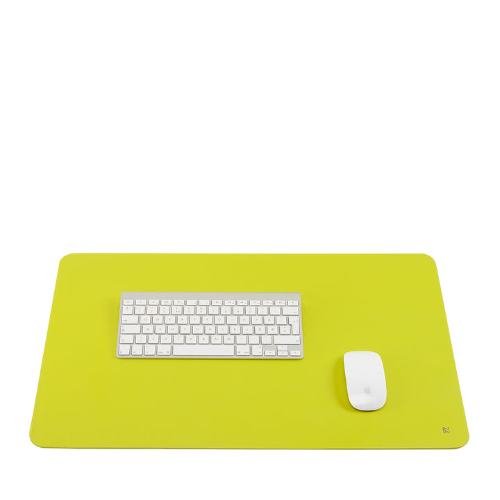 DUDU underbow Desk Office in two-tone leather 61x40 cm, Double-Face Raisable, Soft non-slip without seams