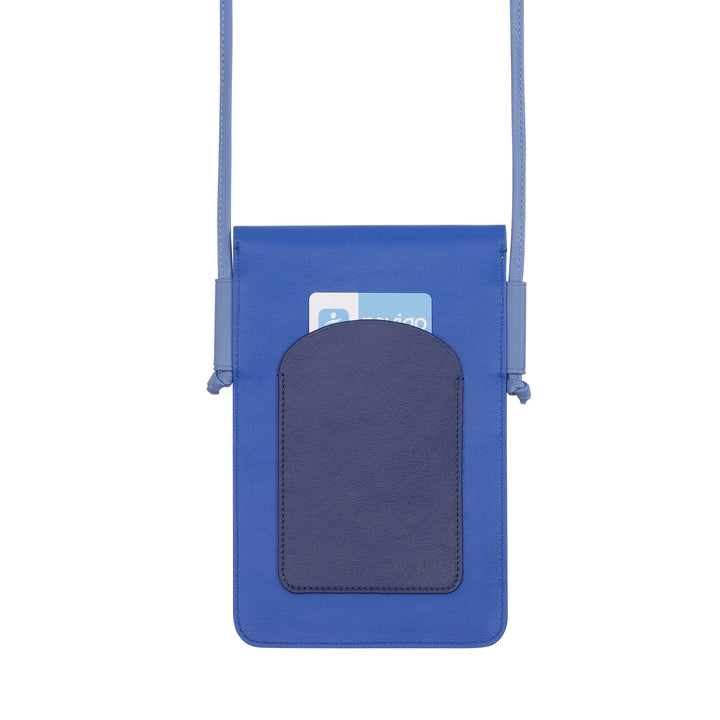 DUDU Case Case Cell Coll Leather Neck, Smartphone holder Case up to 6.7 inches with button, adjustable shoulder strap, thin design