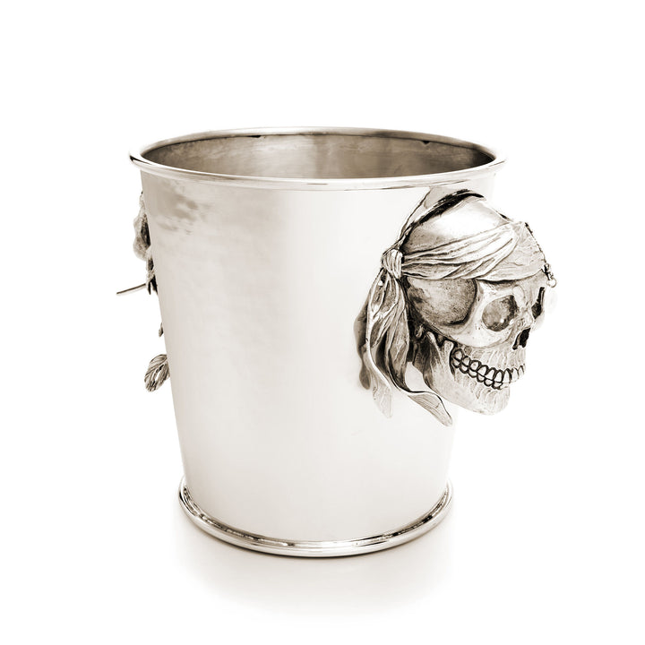 Giovanni Raspini Champagne Jack Bucket – Champagner-Eimer in Weißbronze – B0156