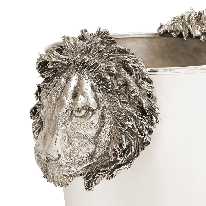 Giovanni Raspini Lion Heads Champagnehink - Champagnehink i vit brons - B0618