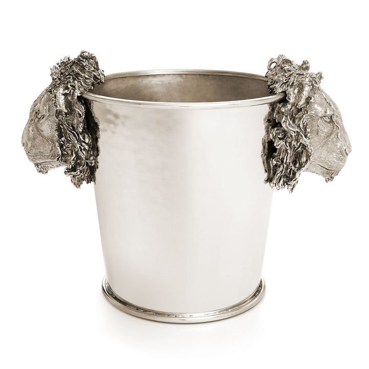 Giovanni Raspini Lion Heads Champagnehink - Champagnehink i vit brons - B0618