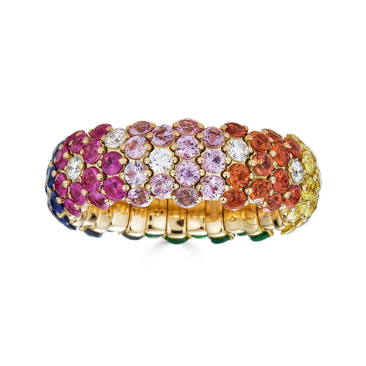Zydo regnbue elastisk ring 63443
