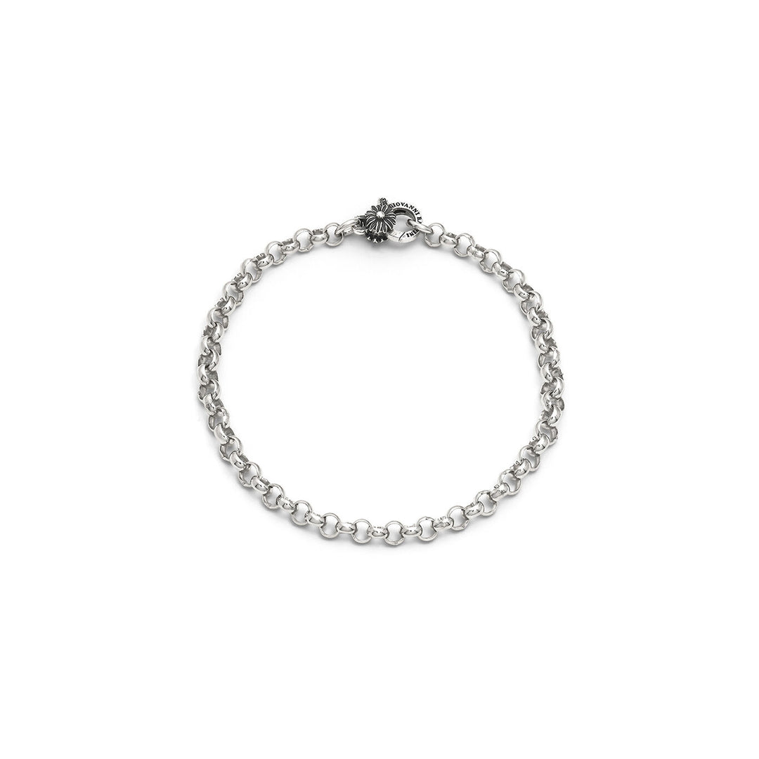 Giovanni Raspini Small Rolò Bracelet with Daisy Clasp 12454