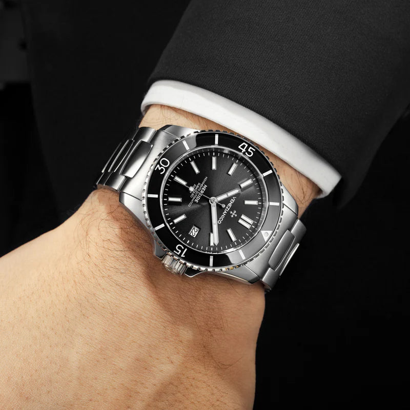 Venezianico Nereide ur 42mm sort kvartsstål 3321504C