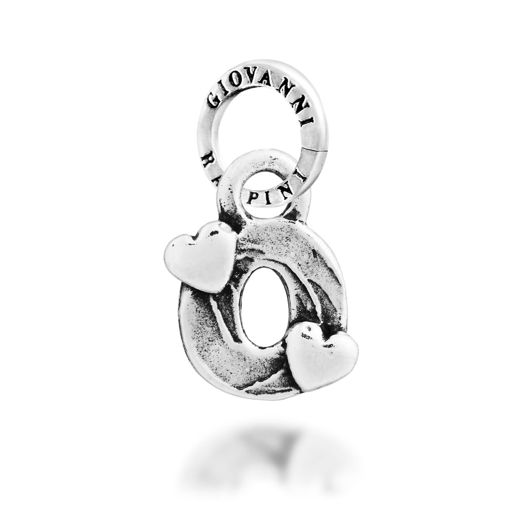 Giovanni Raspini Charm "O" Little Hearts - Silver Charm - 12791