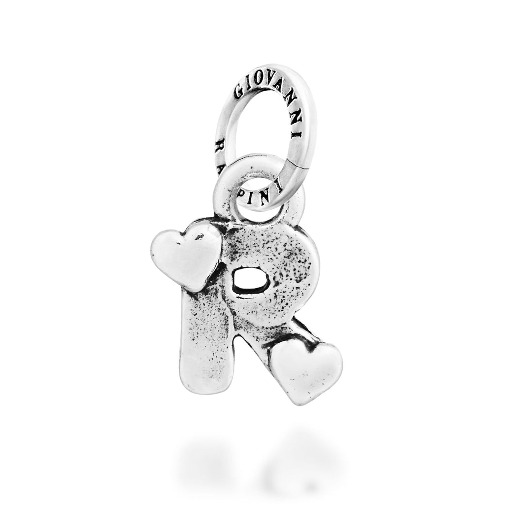 Giovanni Raspini Berlock "R" Little Hearts - Silver Berlock - 12794