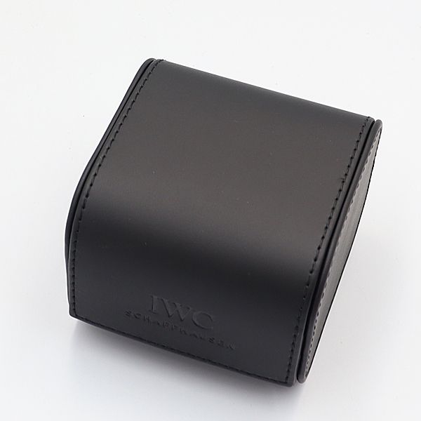 IWC sort læder urkasse IWIWA68258