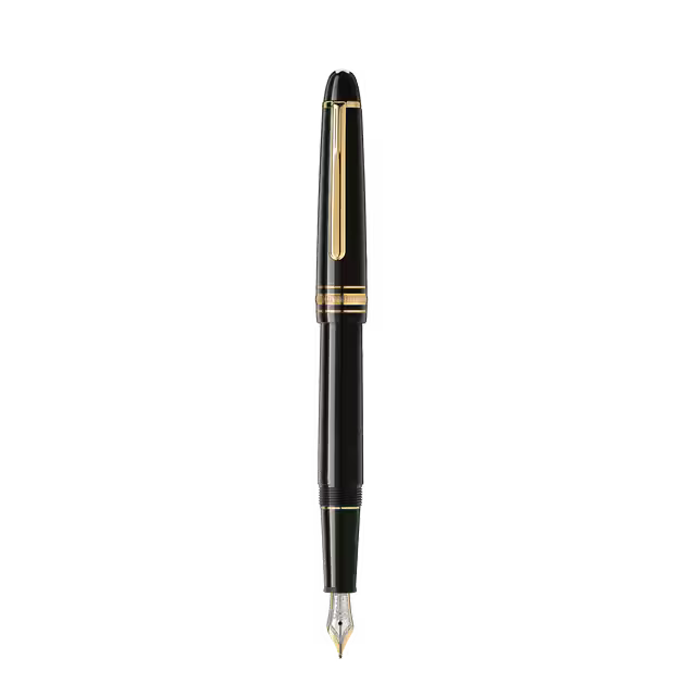 Montblanc fyldepen Meisterstück guldbelagt Classique spids M 132464