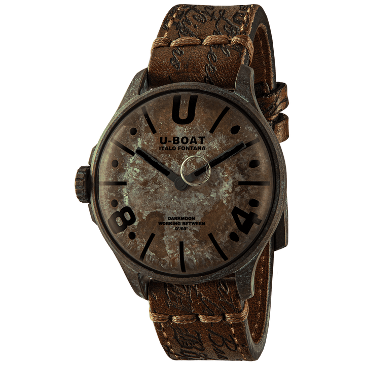 U-båd Darkmoon Se unik 44 mm kvarts stål finish PVD bronze 9600