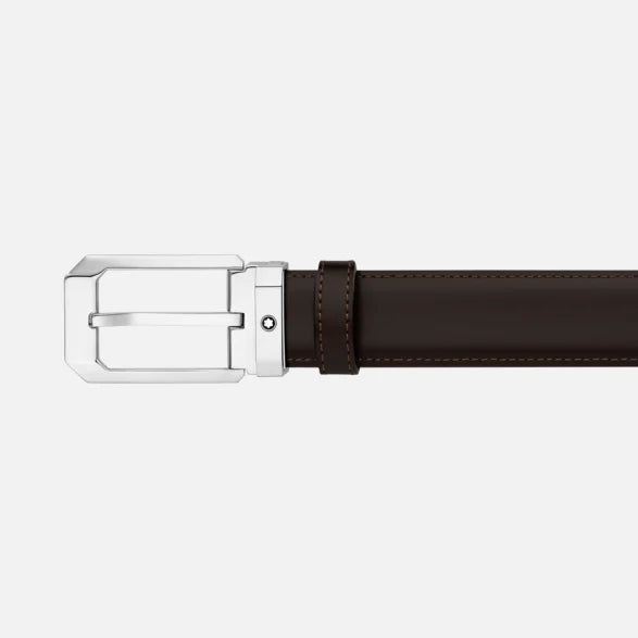 Montblanc reversible belt in black leather/brown 30 mm 116579