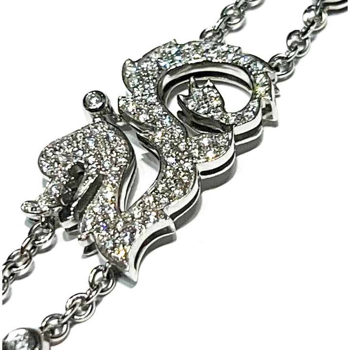 Taverna Draghi armbånd 18kt hvidguld og diamanter 0011BR