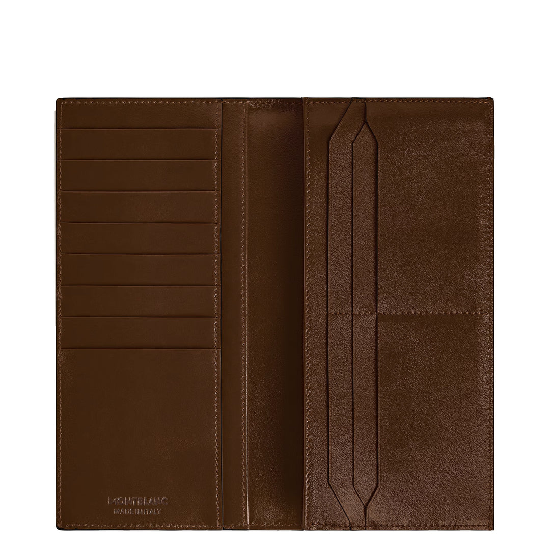 Montblanc pung 14 rum Meisterstück, lomme med brun gradient lynlås 220318