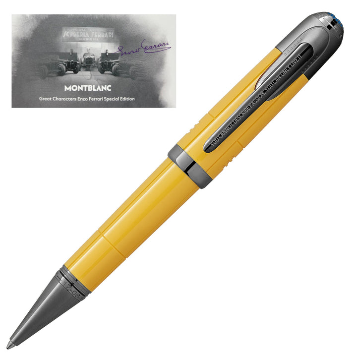 Montblanc Sfera Great Characters Enzo Ferrari Special Edition Yellow Modena 13063