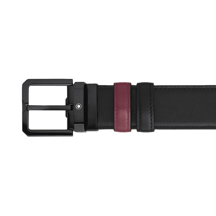 Montblanc Reversible Belt 35 mm sort læder/Cassis 199651