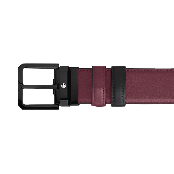 Montblanc Reversible Belt 35 mm sort læder/Cassis 199651