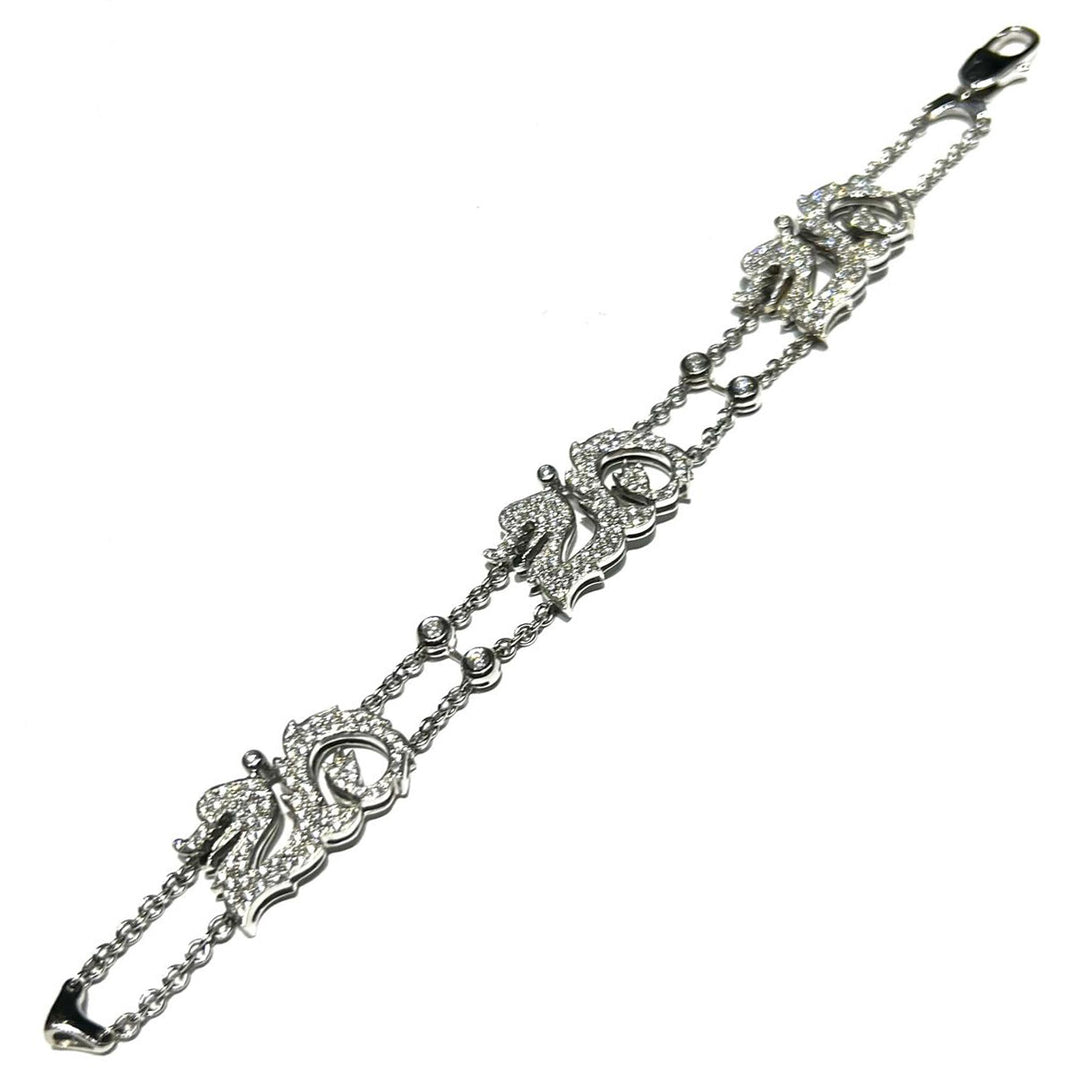 Taverna Draghi armbånd 18kt hvidguld og diamanter 0011BR