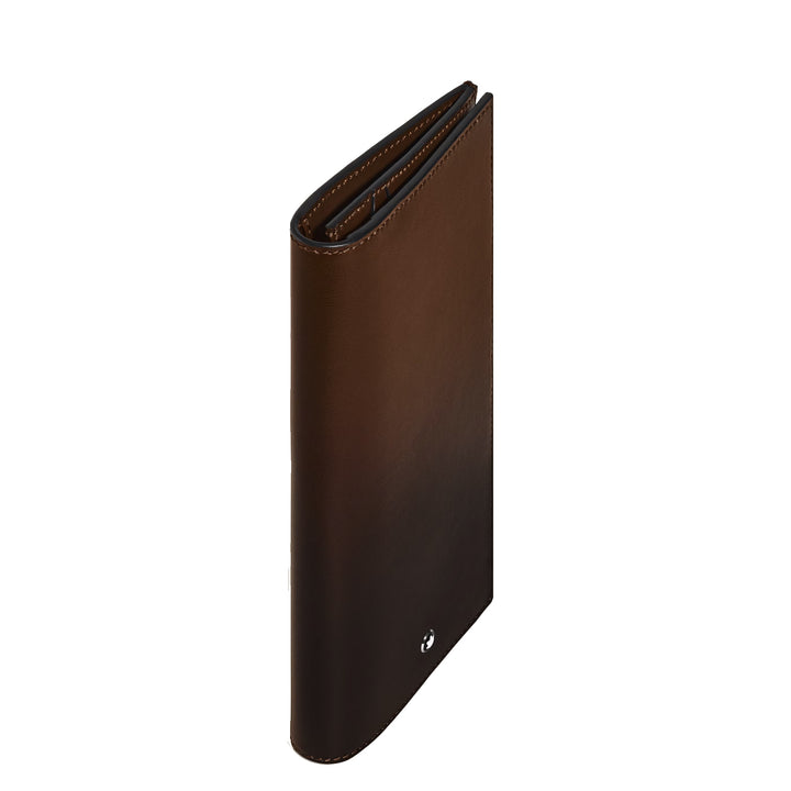 Montblanc pung 14 rum Meisterstück, lomme med brun gradient lynlås 220318