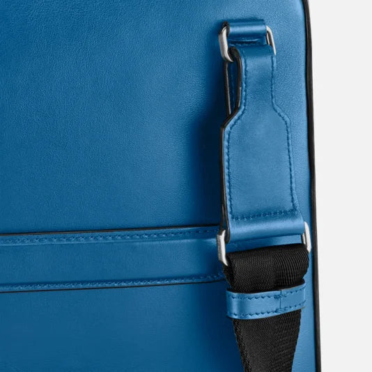 Montblanc borsa by computer Meisterstuck Urban blue cobalto 124080