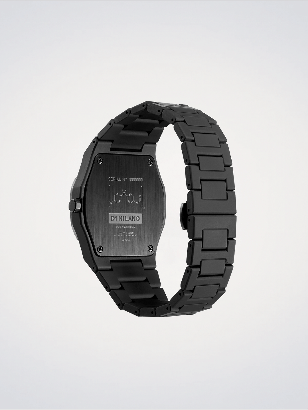 D1 Milano Space Grey Polycarbon 40,5 mm D1-PCBJ13
