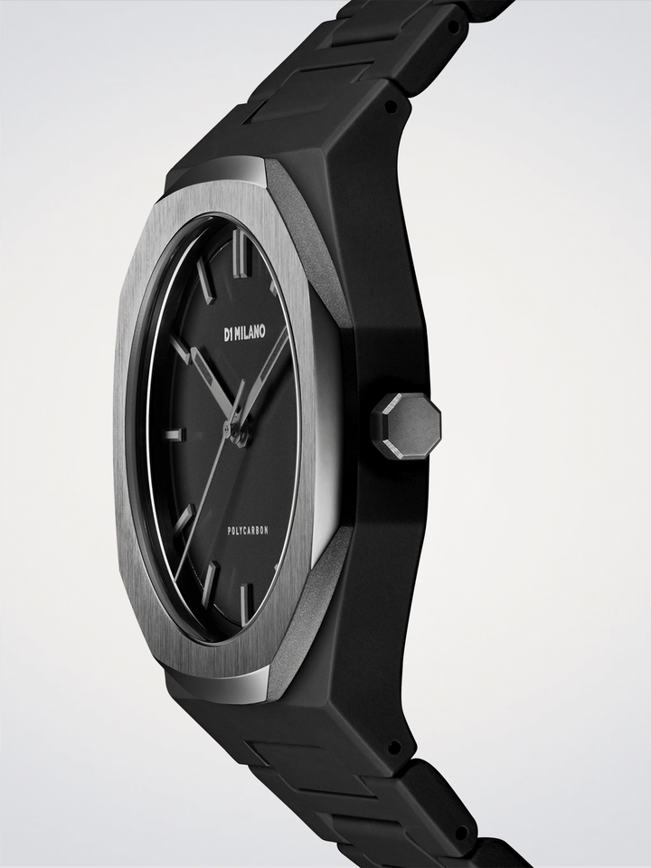 D1 Milano Space Grey Polycarbon 40,5 mm D1-PCBJ13