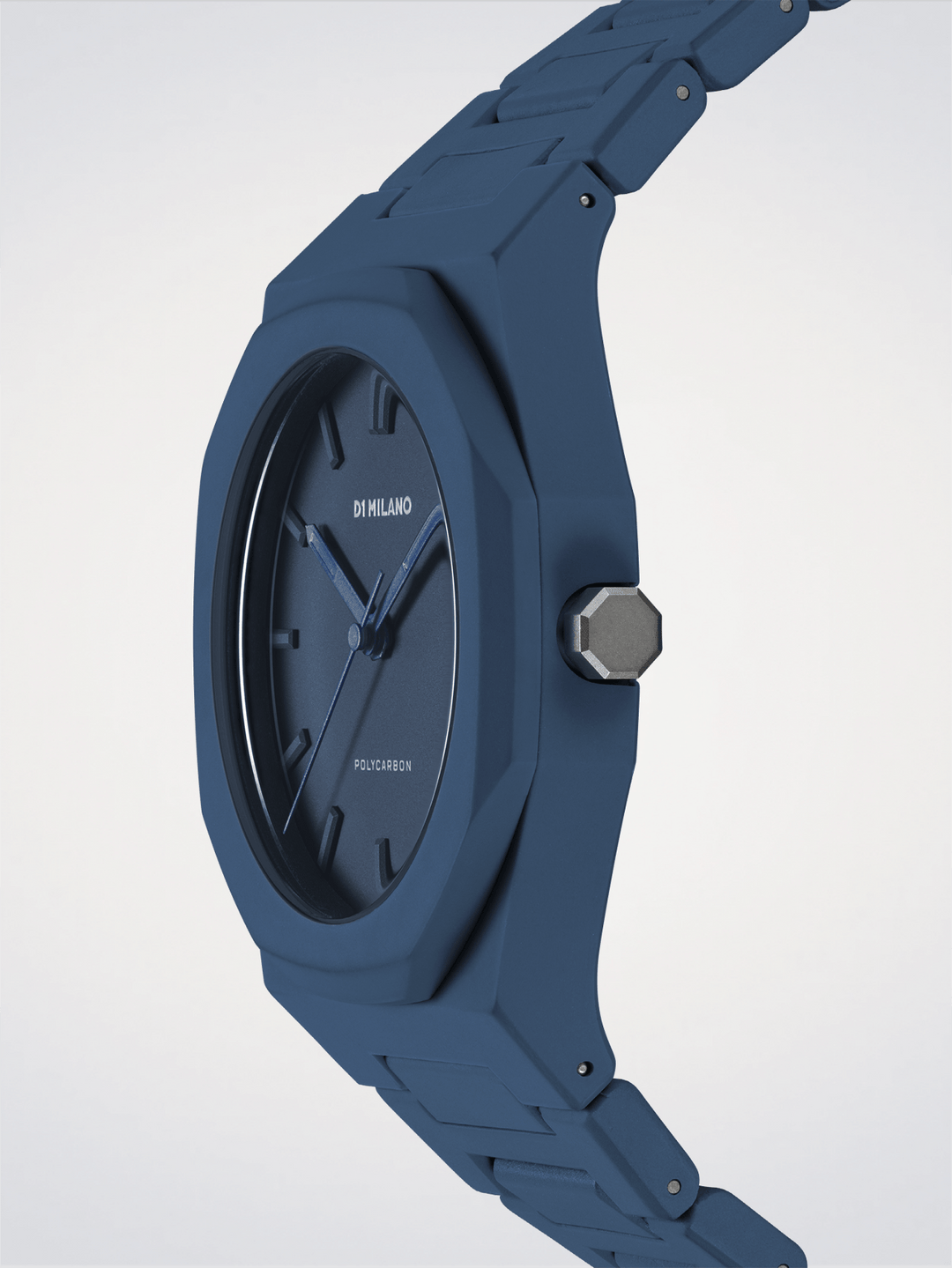 D1 Milano Marineblaues Polykarbon 40,5 mm D1-PCBJ21