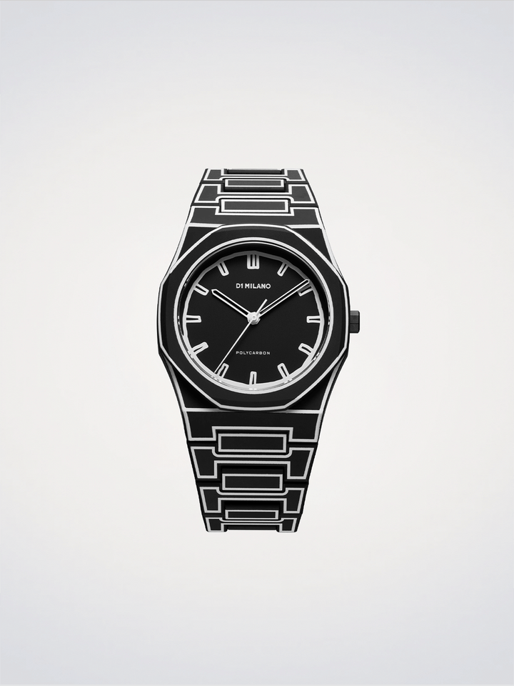D1 Milano Black Sketch Polycarbon 40,5 mm D1-PCBJ33