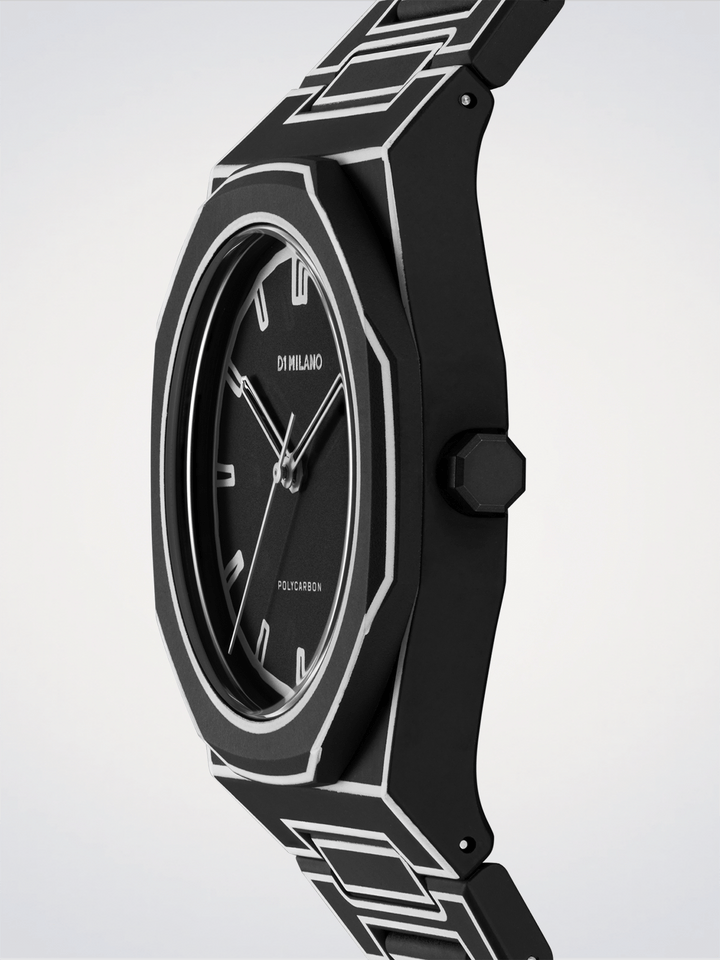 D1 Milano Black Sketch Polycarbon 40,5 mm D1-PCBJ33