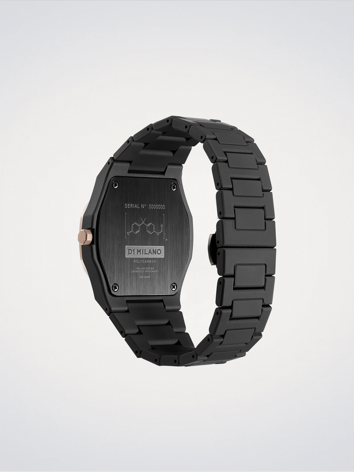 D1 Milano Black Mesh Polycarbon 40.5mm D1-PCBJ35