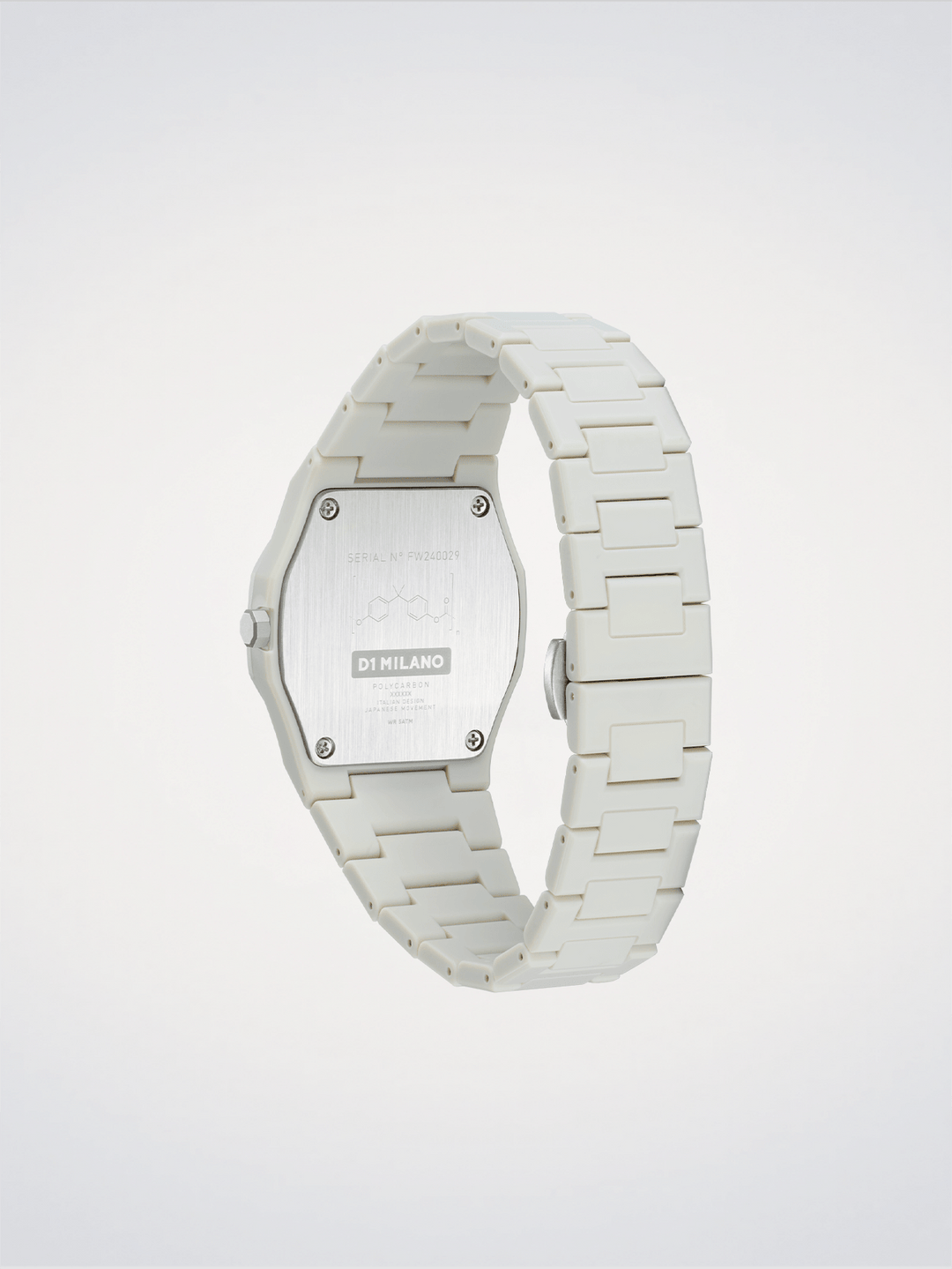 D1 Milano Grey_01 Polycarbon Watch 37mm D1-PCBU08