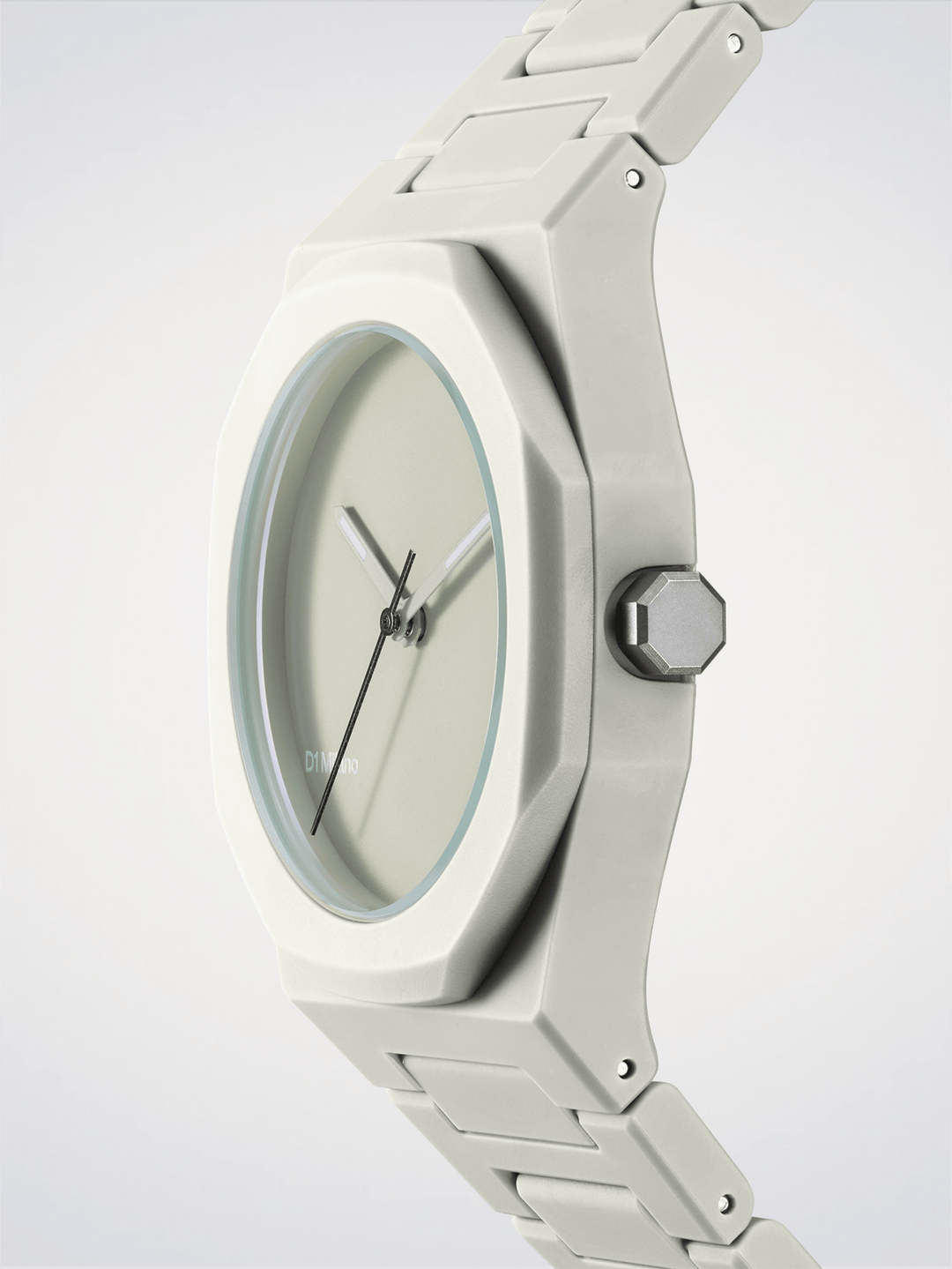 D1 Milano Grey_01 Polycarbon Watch 37mm D1-PCBU08