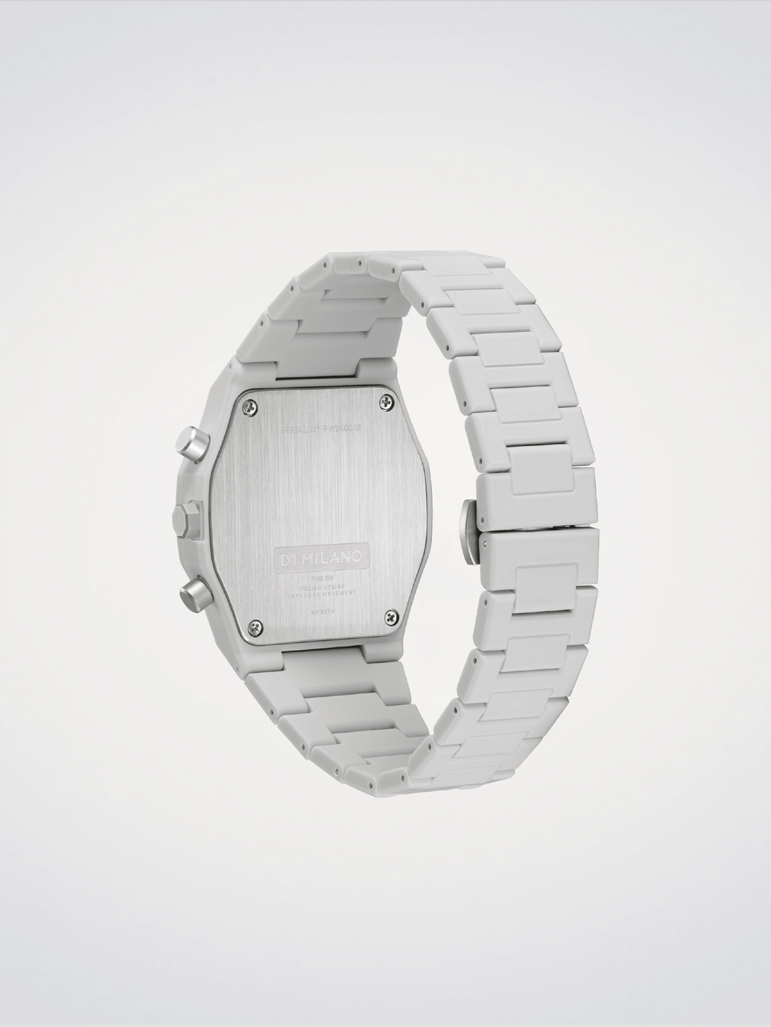 D1 Milano Fossil Grey Polychrono 40,5 mm D1-PHBJ08