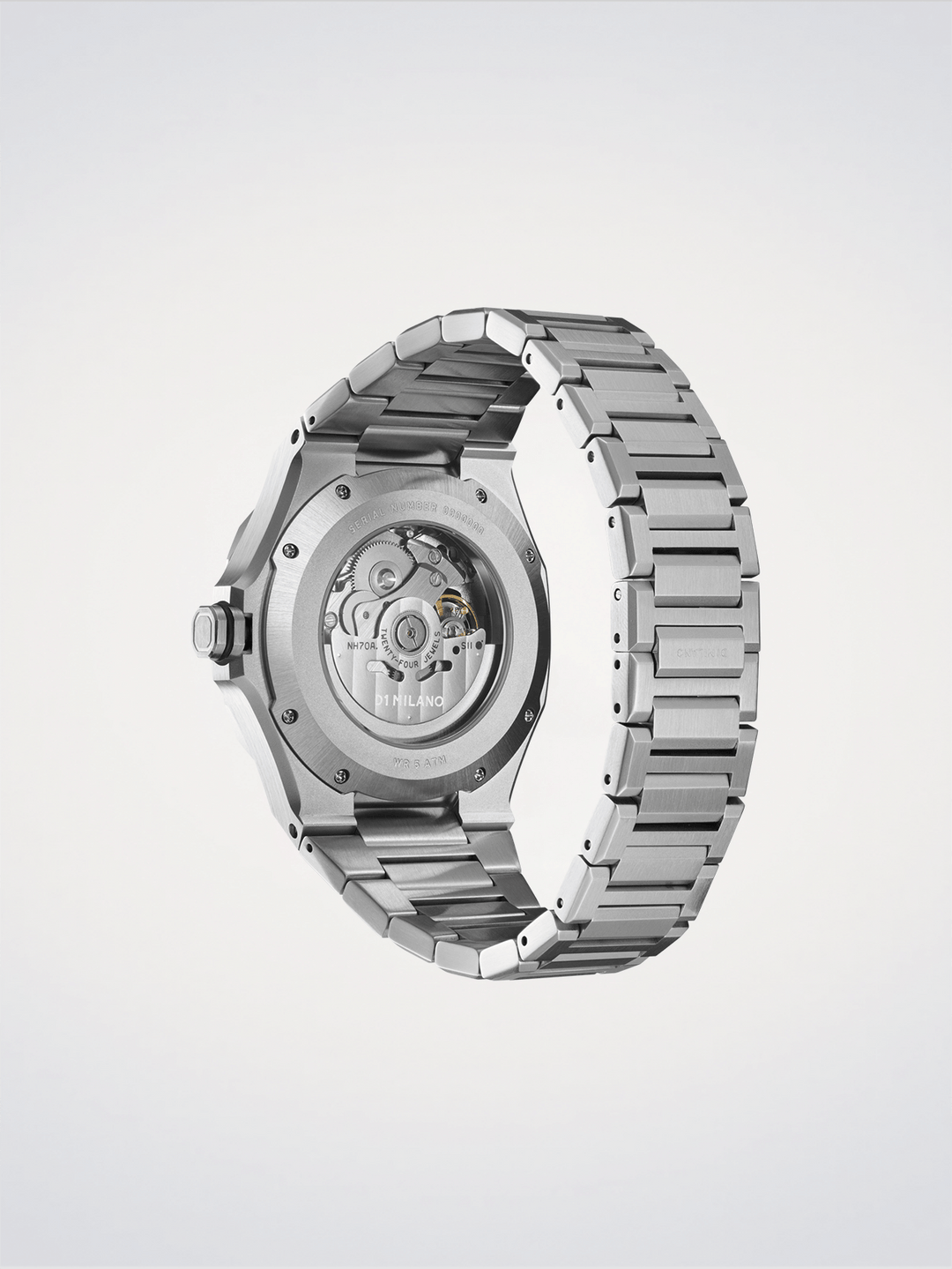D1 Milano Sølv Skelet 41,5 mm D1-SKBJ10