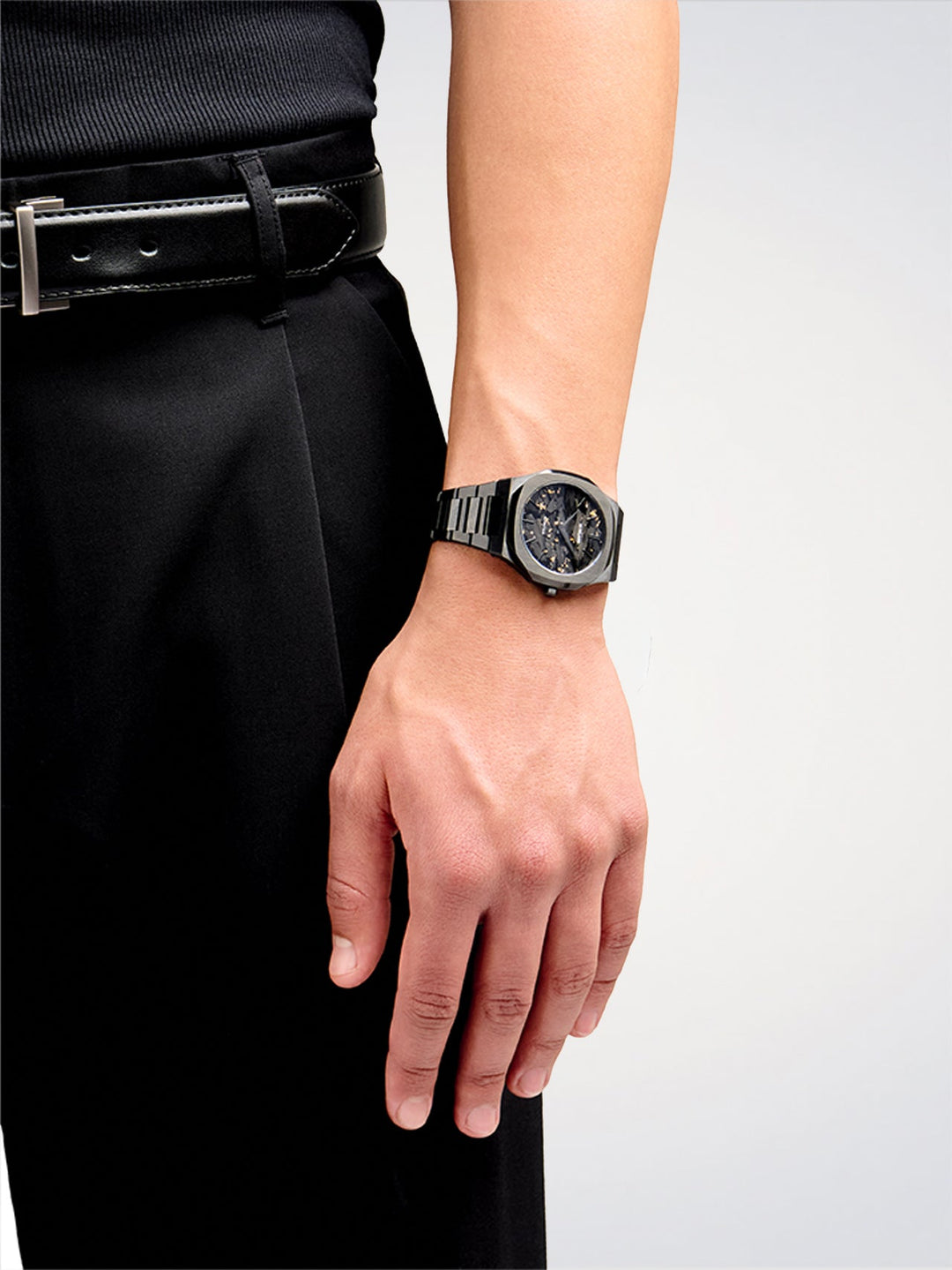 D1 Milano Black DLC Ultradünn 40 mm D1-UTBJ31