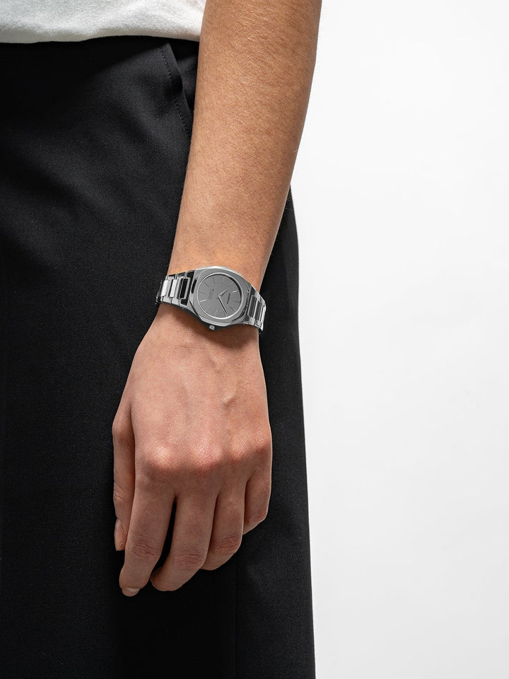 D1 Milano Silver Gleam Ultra Thin Watch 30 mm D1-UTBL39
