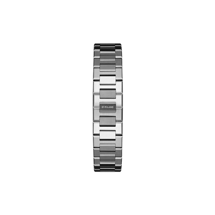 D1 Milano Silberne ultradünne Uhr 38 mm D1-SP-UT38BR01