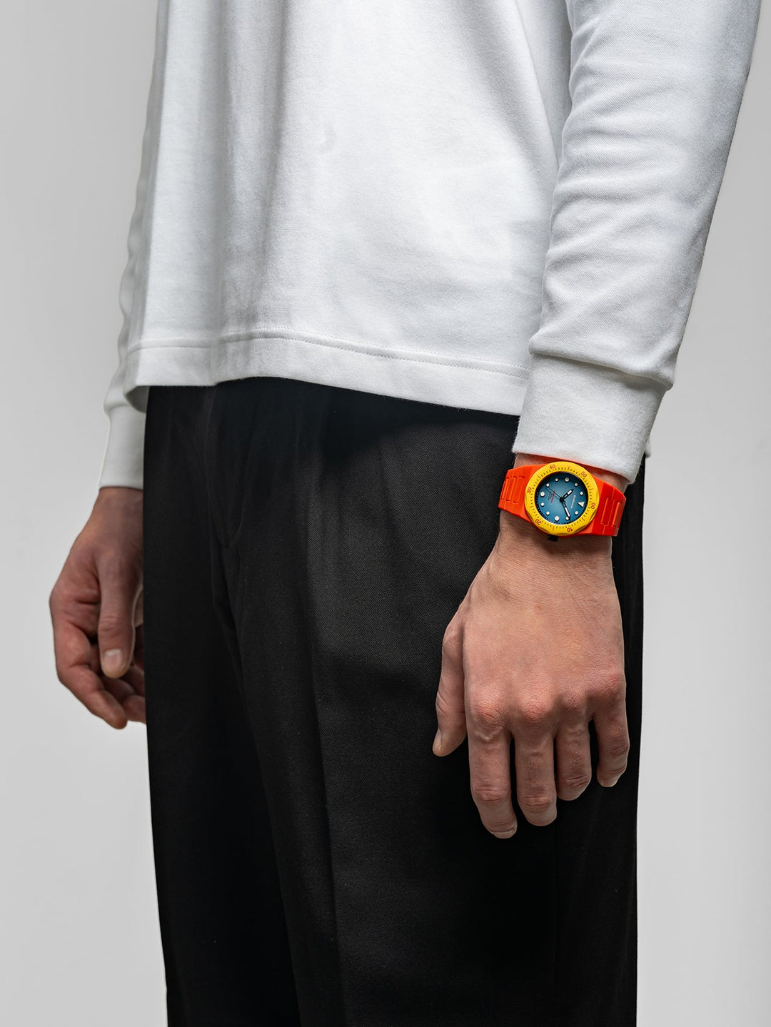 D1 Milano Fire Diver Watch Polycarbon 40.5 mm D1-PDBJ05