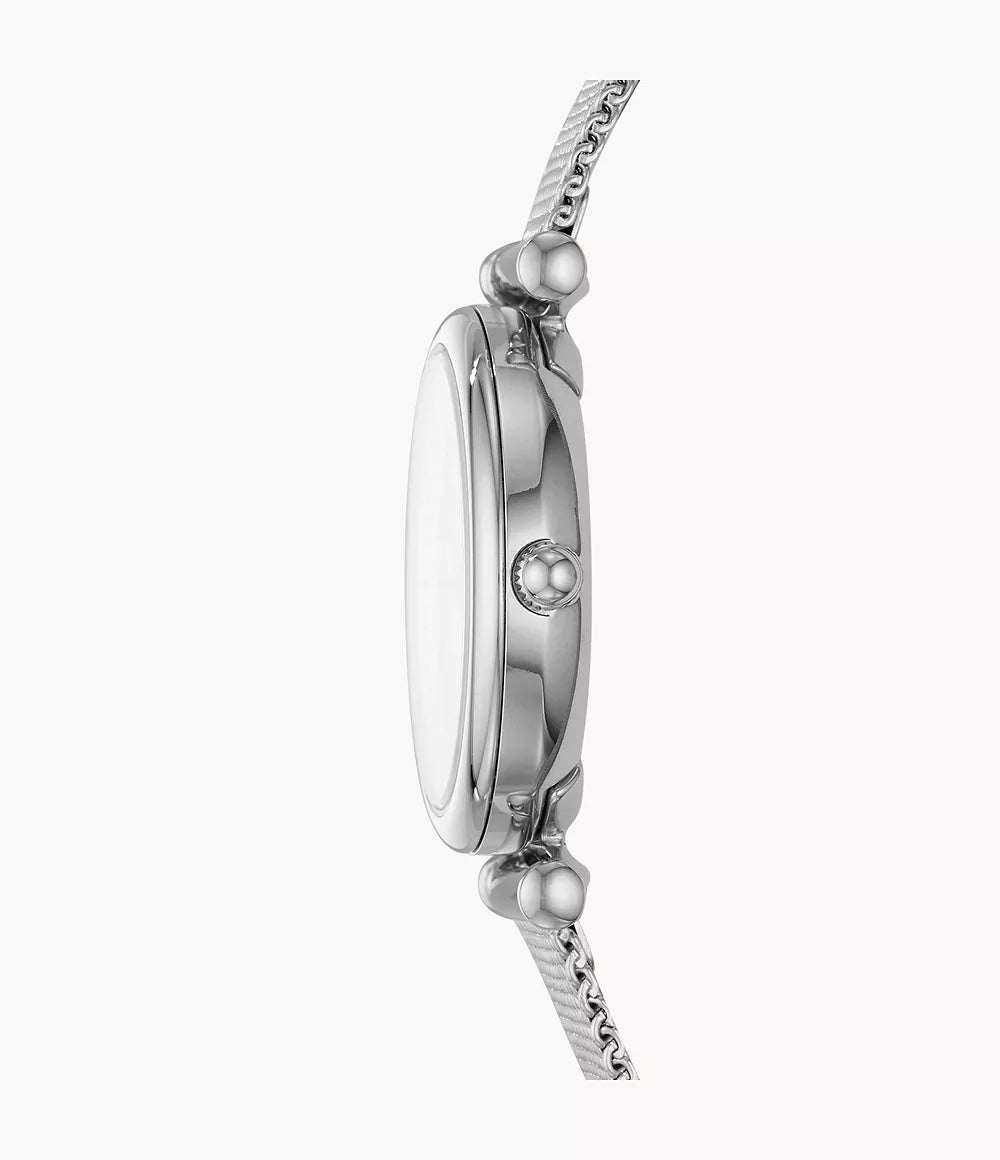 Fossil ur Carlie Mini Mini 28mm perlemor kvarts stål ES4432