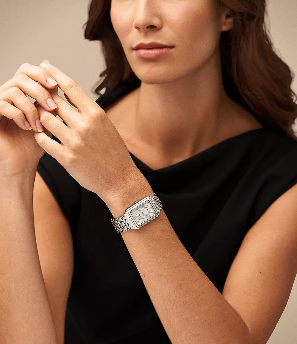 Fossil ur Raquel 26mm perlemor kvartsstål ES5306