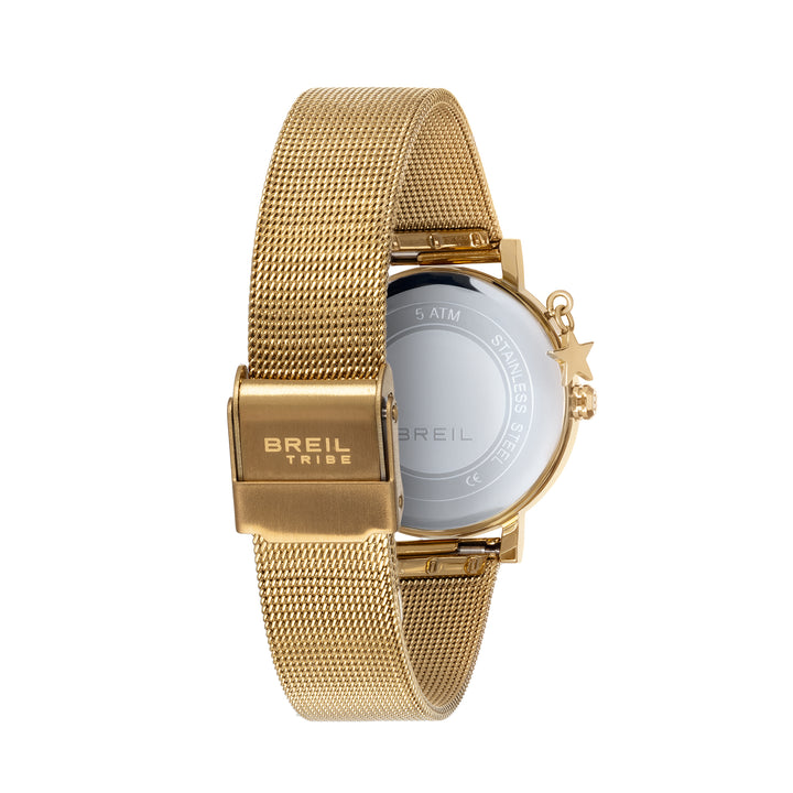 Breil Watch Emily 30mm Hvid Cubic Zirconia Quartz Steel Finish IP Gold EW0787