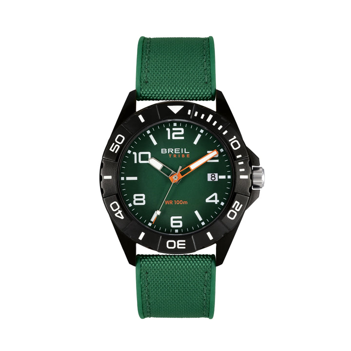 Breil ur Black Horizon 42mm grøn kvartsstål sort PVD finish EW0836