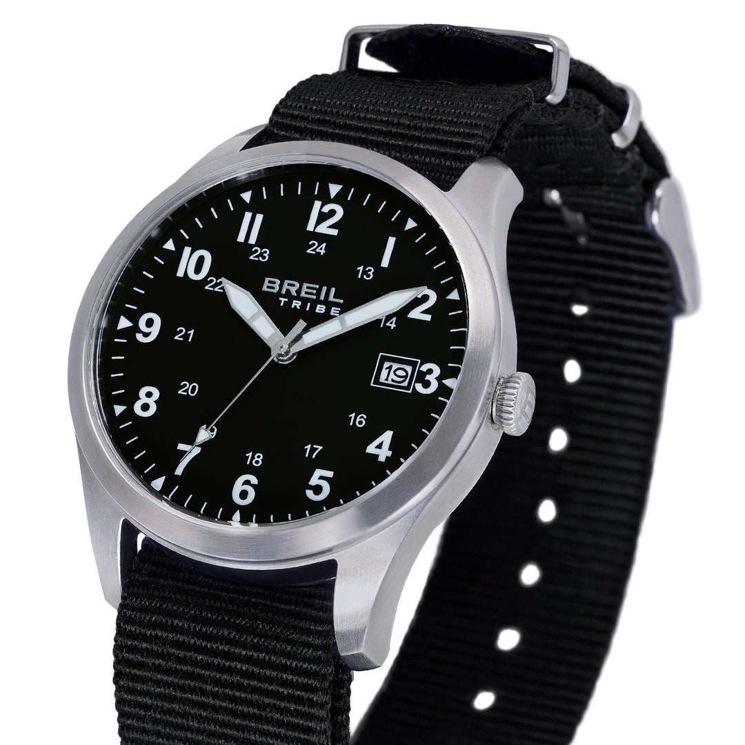 Breil Recon ur 39mm sort kvartsstål EW0841