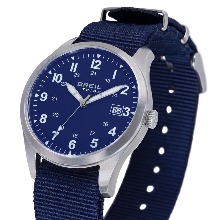 Breil ur Recon 39mm blåt kvartsstål EW0842