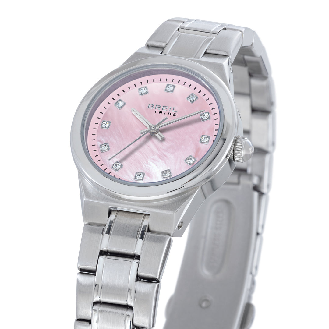 Breil klocka Fiji 30mm rosa kvartsstål EW0853
