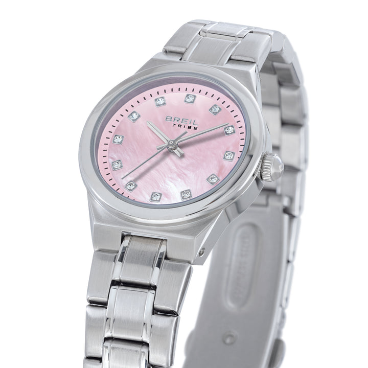 Breil klocka Fiji 30mm rosa kvartsstål EW0853